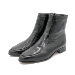 Herren Business Stiefeletten mit Ledersohle schwarz Leder Business Schuhe Stiefel 5205 Latino Marttely Spain Spanien