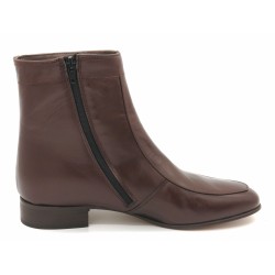Herren Stiefeletten braun Echtleder Stiefel Business Schuhe mit Ledersohle Made In Spain 5205 Latino Marttely Spanien