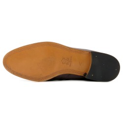 Men's Formal Boots brown Leather Business Dress Boots Leather Soles Zipper 5205 Latino Marttely Spain