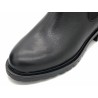 Damen Chelsea Boots schwarz Leder Stiefeletten Schlupf Stiefel Schlupfschuhe Casual 37383 Portugal