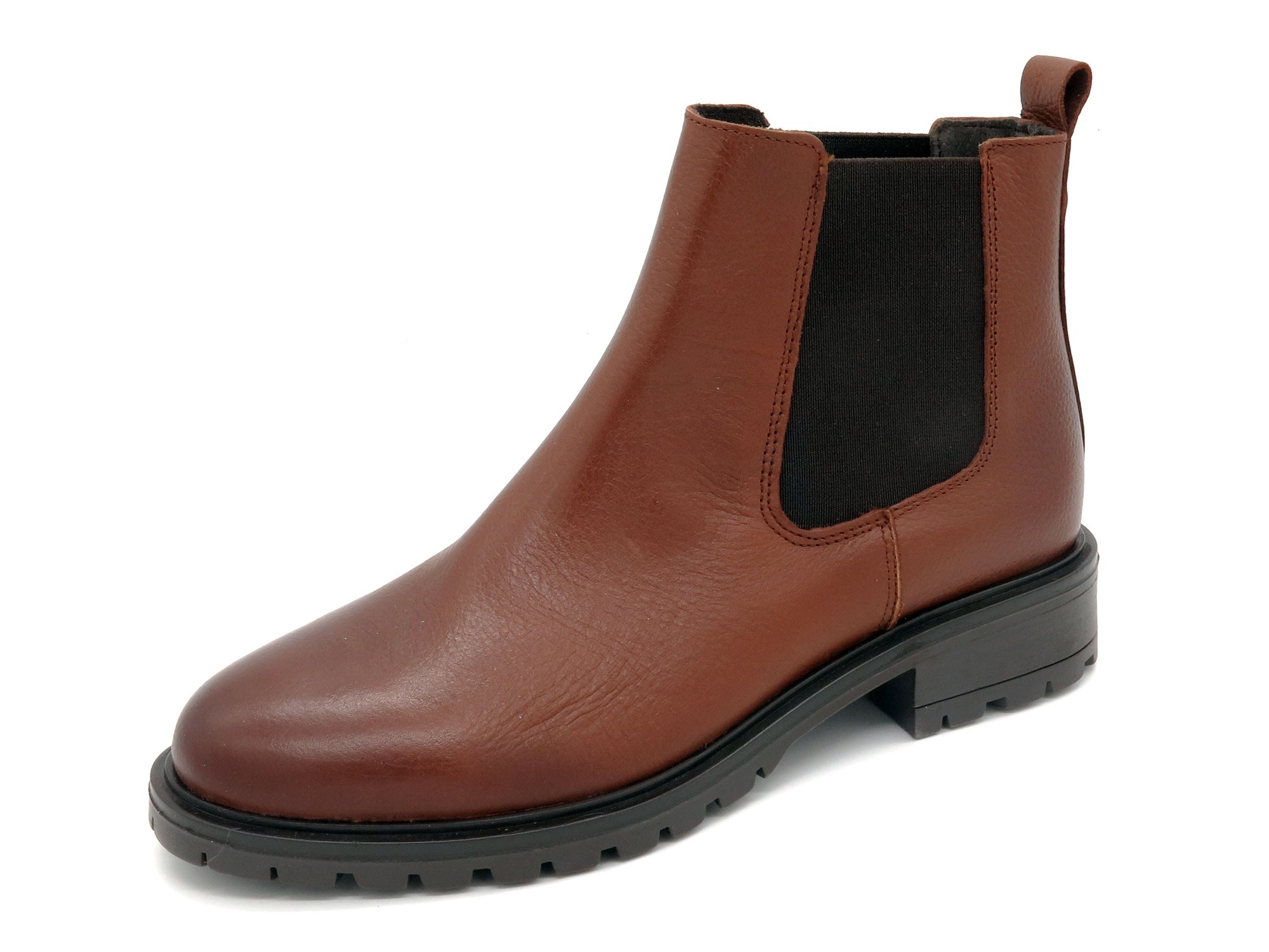 Damen Stiefeletten Chelsea Boots Schuhe braun Leder Herbststiefel Made in Portugal Casual 37383 outlet preis