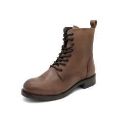 Damen Stiefel Schnürboots Leder Springerstiefel Kampfstiefel braun Made In Portugal 223 Casual outlet