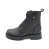 Damen Stiefel Schnürboots schwarz Leder Springerstiefel Schnürstiefel Kampfstiefel CASUAL 413 Portugal Spanien outlet