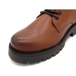 Women's Lace-Up Zipper Boots Leather Army Combat Boots Made in Portugal 413 CASUAL outlet price