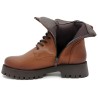 Women's Lace-Up Zipper Boots Leather Army Combat Boots Made in Portugal 413 CASUAL outlet price