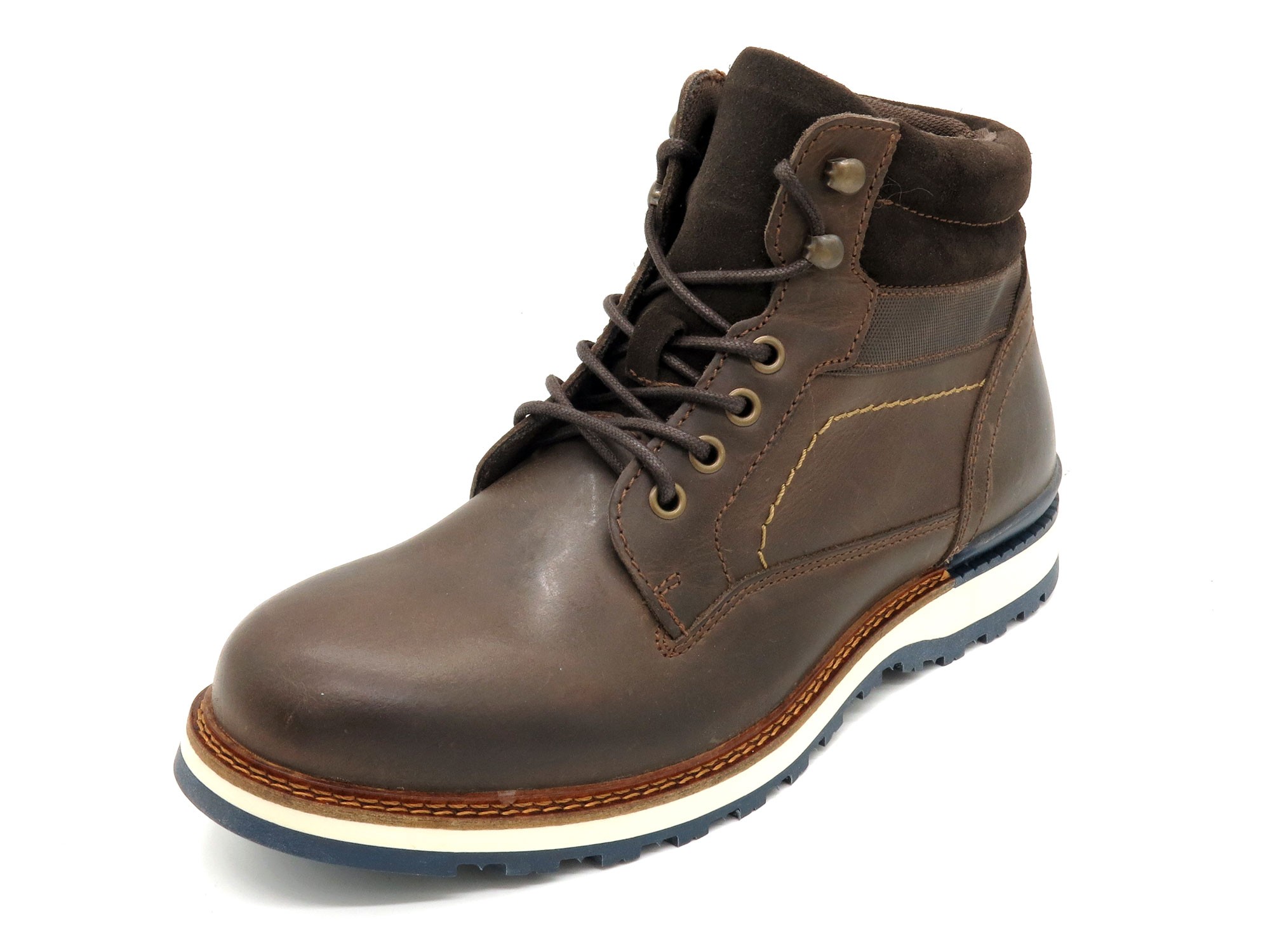 Men's Lace-Up Boots Leather Zipper Boots Made In Portugal 10418 CASUAL outlet Men's Lace-Up Boots Leather Zipper Boots Made In Portugal 10418 CASUAL outlet