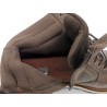 Herren Stiefel Leder schwarz Schnürboots Schnürstiefel mit Reißverschluss 10418 CASUAL Spanien