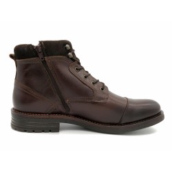 Bequeme Herren Herbstschuhe mit weicher Velours-Leder-Polsterung an Schaft und Zunge