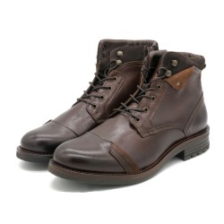 Robuste Herren Lederstiefel mit praktischem Innenreißverschluss für schnelles Anziehen