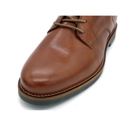 Herren Stiefel Chukka Boots cognac braun Leder Schnürschuhe Desert Boots 8032 Casual Spanien Portugal outlet preis