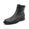 Men's Ankle Boots black Leather Winter Boots with Faux Fur Lining - Made In Spain Latino Marttely 6825 Men's Ankle Boots black Leather Winter Boots with Faux Fur Lining - Made In Spain Latino Marttely 6825