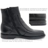 Men's Ankle Boots black Leather Winter Boots with Faux Fur Lining - Made In Spain Latino Marttely 6825 Men's Ankle Boots black Leather Winter Boots with Faux Fur Lining - Made In Spain Latino Marttely 6825