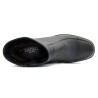 Men's Ankle Boots black Leather Winter Boots with Faux Fur Lining - Made In Spain Latino Marttely 6825