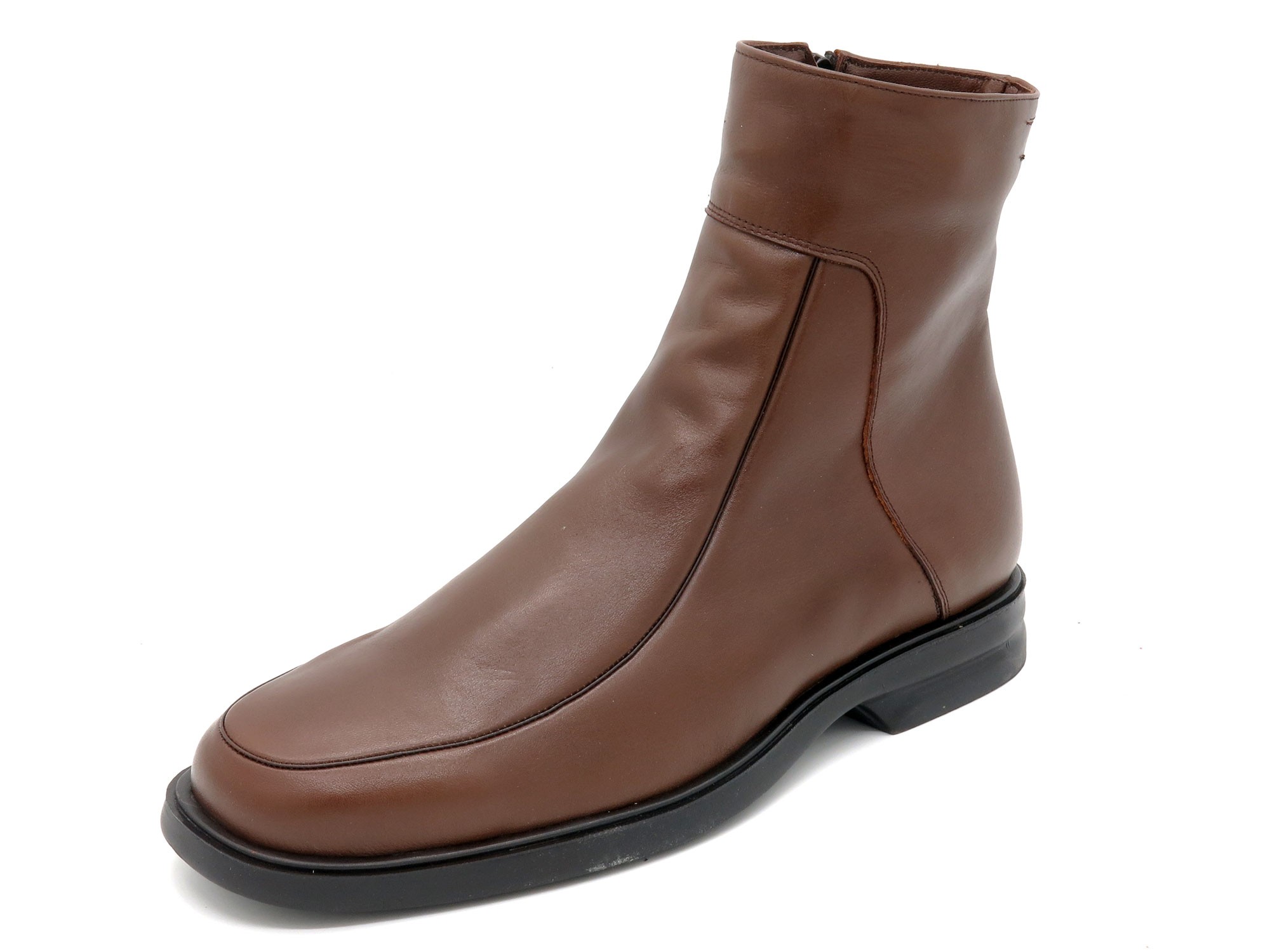 Men's Ankle Boots brown Leather Winter Boots warm Faux Fur Lining Goodyear welted 6825 Latino Men's Ankle Boots brown Leather Winter Boots warm Faux Fur Lining Goodyear welted 6825 Latino