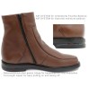 Herren Winter Stiefel Leder Stiefeletten Kunstfell gefüttert warm Futter Reißverschluss Latino 6825 Goodyear Winterschuhe