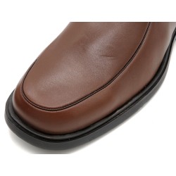 Men's Ankle Boots brown Leather Winter Boots warm Faux Fur Lining Goodyear welted 6825 Latino