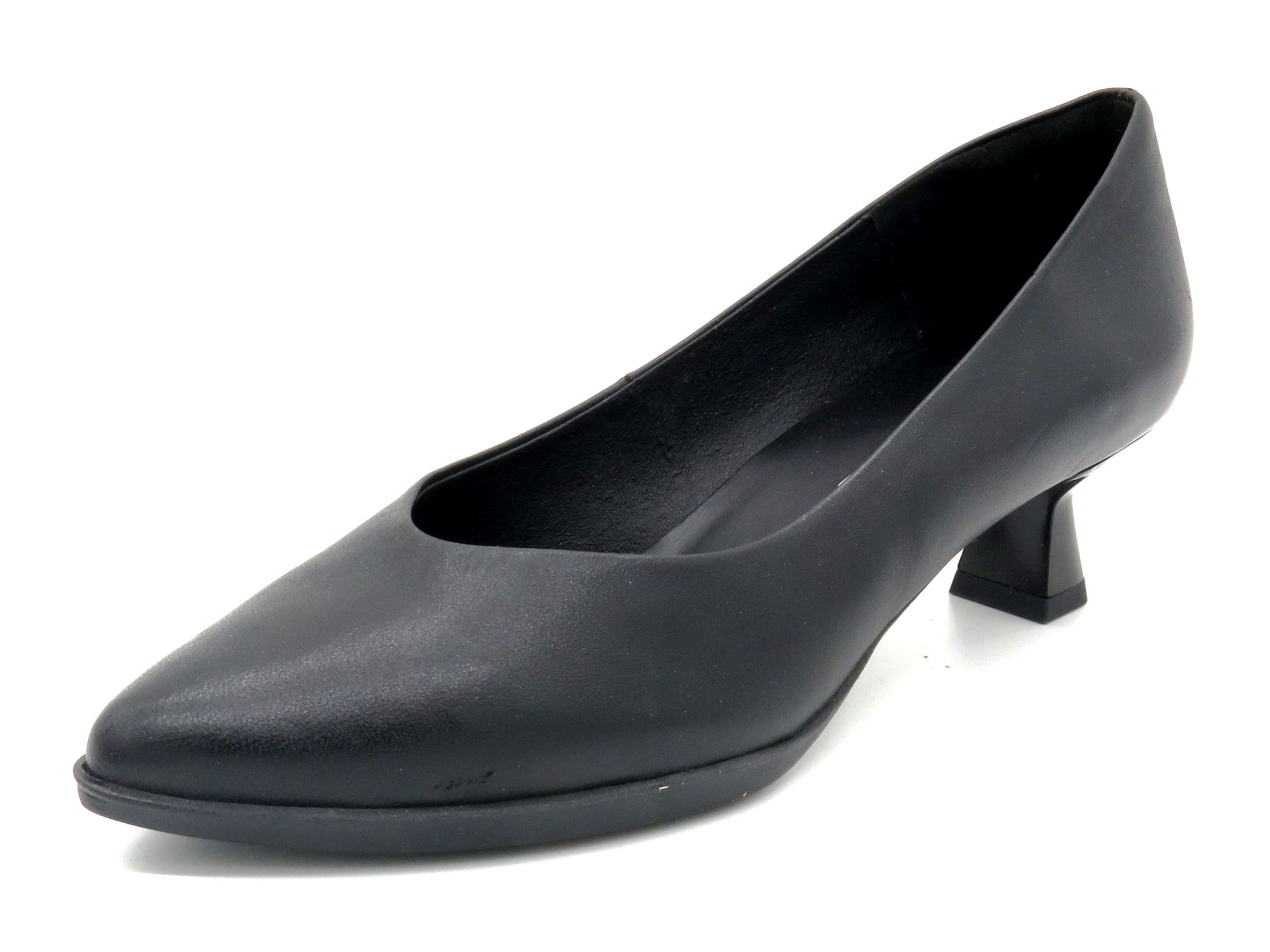 Damen Pumps spitze Business Schuhe schwarz Leder Abendschuhe mit Kitten Absatz Desiree Luzy-1 Spanien Damen Pumps spitze Business Schuhe schwarz Leder Abendschuhe mit Kitten Absatz Desiree Luzy-1 Spanien