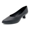 Damen Pumps spitze Business Schuhe schwarz Leder Abendschuhe mit Kitten Absatz Desiree Luzy-1 Spanien Damen Pumps spitze Business Schuhe schwarz Leder Abendschuhe mit Kitten Absatz Desiree Luzy-1 Spanien