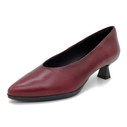 Damen Pumps bordeaux spitze Abendschuhe Business Pumps mit Kitten Absatz  Luzy-1 Desiree Spanien