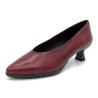 Damen Pumps bordeaux spitze Abendschuhe Business Pumps mit Kitten Absatz  Luzy-1 Desiree Spanien