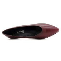 Damen Pumps bordeaux spitze Abendschuhe Business Pumps mit Kitten Absatz  Luzy-1 Desiree Spanien