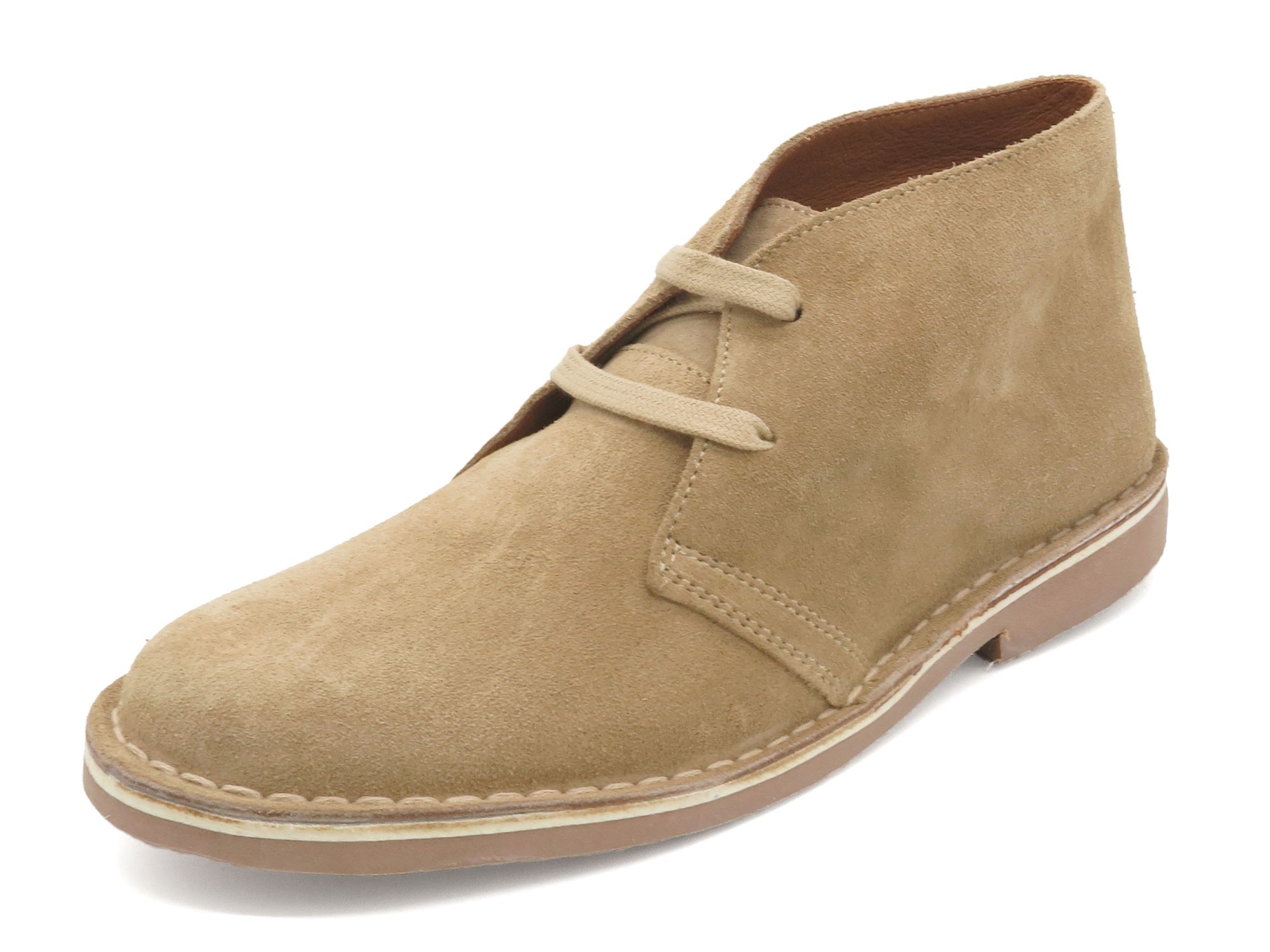 Women's Chukka Boots beige Suede Leather Lace-Up Boots Avarca Made in Spain 360