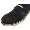 Women's Desert Boots black Suede Leather Lace-Up Chukka Boots Made in Spain 360 Avarca C.Ortuno outlet
