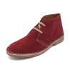 Women's Chukka Boots Suede Lace-Up Desert Boots Leather burgundy red Made in Spain 360 Avarca outlet