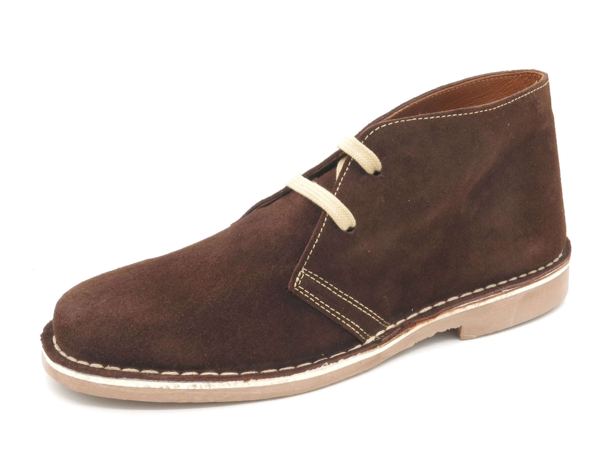 Chukka Boots Women's Lace-Up Desert Boots Suede Leather brown Made in Spain 360 Avarca outlet