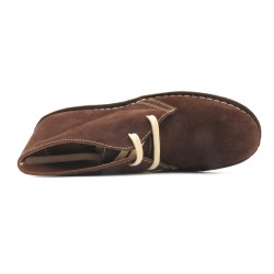 Chukka Boots Women's Lace-Up Desert Boots Suede Leather brown Made in Spain 360 Avarca outlet