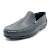 Men's Moccasins navy blue Leather Loafers Goodyear welted Slip-On Shoes Made In Spain 950 Casual brand
