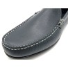 Men's Moccasins navy blue Leather Loafers Goodyear welted Slip-On Shoes Made In Spain 950 Casual brand