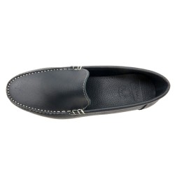 Herren Mokassins Leder Loafer Goodyear rahmengenähte Slipper Schlupfschuhe blau 950 Casual Spanien