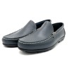 Men's Moccasins navy blue Leather Loafers Goodyear welted Slip-On Shoes Made In Spain 950 Casual brand