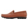 Men's Moccasins Leather Loafers Goodyear welted Slip-On Shoes brown - Made In Spain
