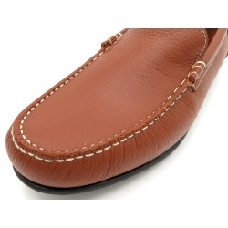 Herren Mokassins Leder Loafer Goodyear rahmengenähte Schlupfschuhe braun 950 Casual Spanien