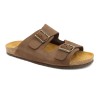 Men's Leather Two-Strap Sandals Comfortable Nubuck Mules Summer Footwear 8020 Casual Spain