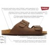 Men's Leather Two-Strap Sandals Comfortable Nubuck Mules Summer Footwear 8020 Casual Spain
