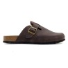 Men’s Closed Mules with Cork Soles Leather Footbed Sandals Made in Spain Cordoba Casual
