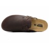 Men’s Closed Mules with Cork Soles Leather Footbed Sandals Made in Spain Cordoba Casual