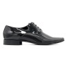 Herren Business Schuhe aus Lackleder klassische Premium Anzugschuhe mit Ledersohle elegante Schnürer 9396 Latino Spanien