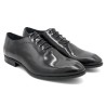 Premium Herren Business Schuhe aus vollnarbigem Leder schwarz Elegante Schnürhalbschuhe Handgefertigt in Spanien 10960 Latino
