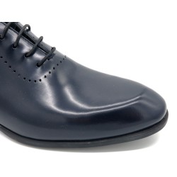 premium men’s navy formal shoes with leather lining