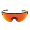Bollé AEROMAX 12444 – Robuste Herren Radbrille & Sportbrille mit TNS Fire Spiegelgläsern Sale