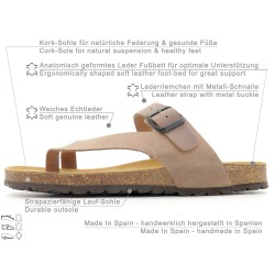 Lightweight Summer Sandals in a Natural Beige Tone Casual 72602 Made In Spain