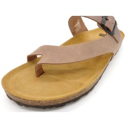 copy of Men's Sandals Leather Two-Strap Mules beige – Comfortable Nubuck Slippers from Spain