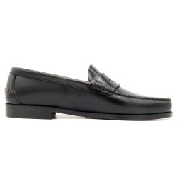hochwertige elegante Herren Business Schuhe Loafers Marttely Latino 300 schwarz Made In Spain