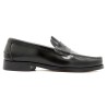 Profile view of stitched COMFORT slip-on shoes with leather sole Latino 800 Marttely