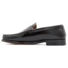 Men's Leather Business Loafers – COMFORT Stitched Slip-on Shoes with Leather Sole – Black