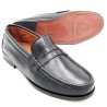 Men's Penny Loafer black Nappa Leather Dress Shoes Goodyear Welted Leather Sole Formal Shoes